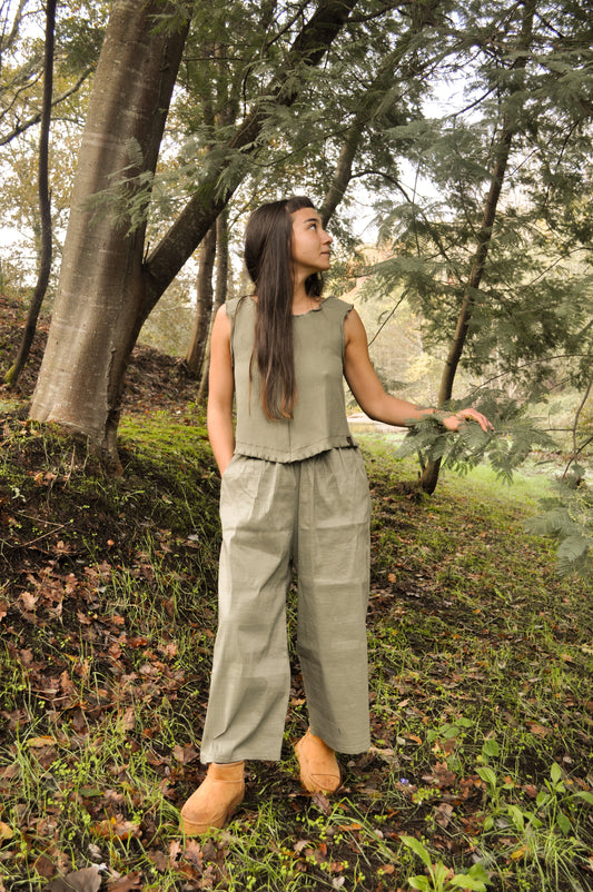 Calças Hatha em Cetim ~ Únicas