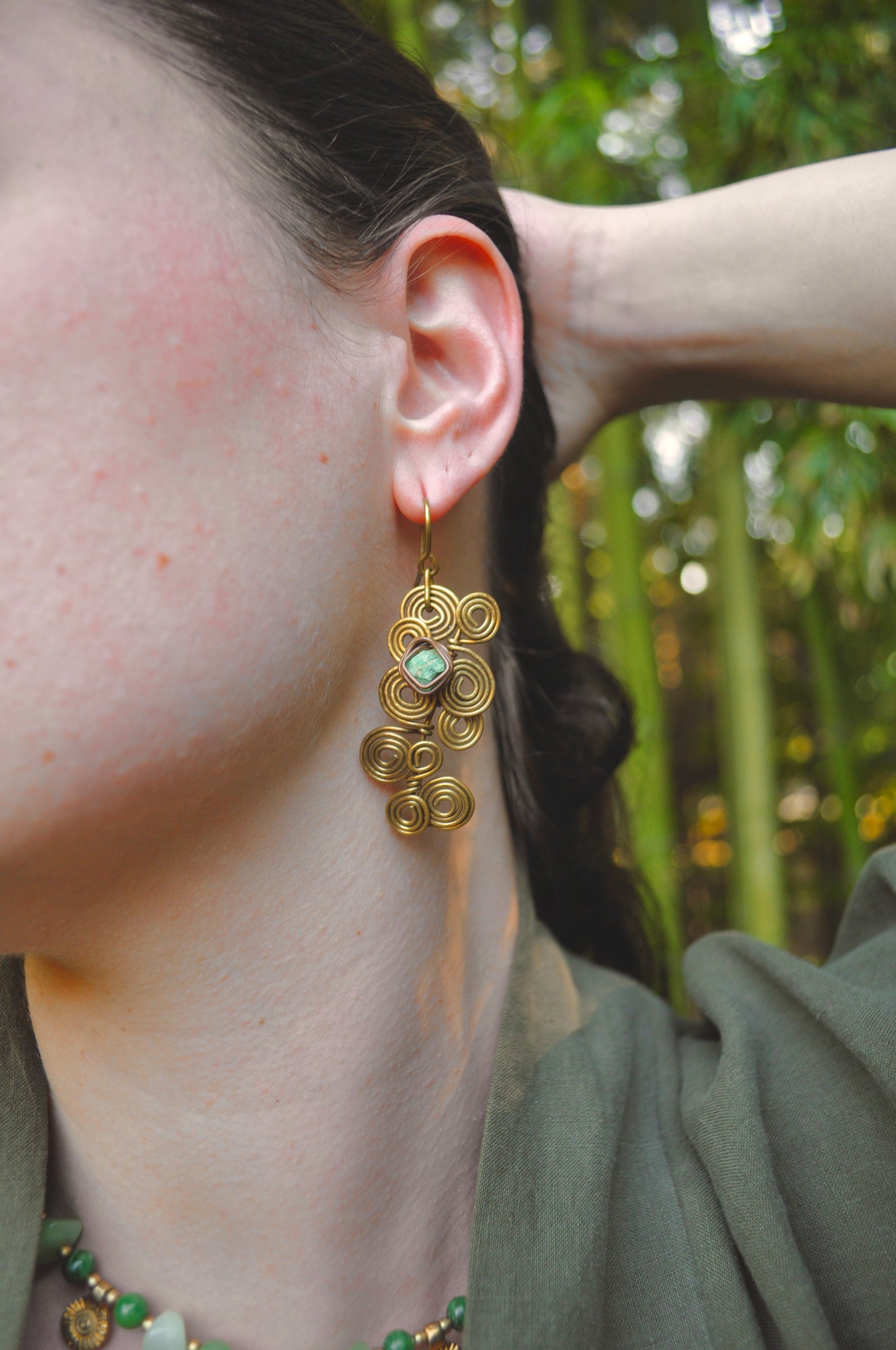 Emerald Earrings