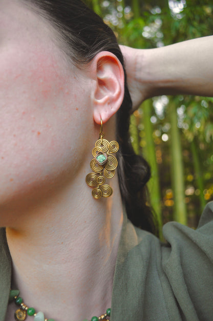 Emerald Earrings