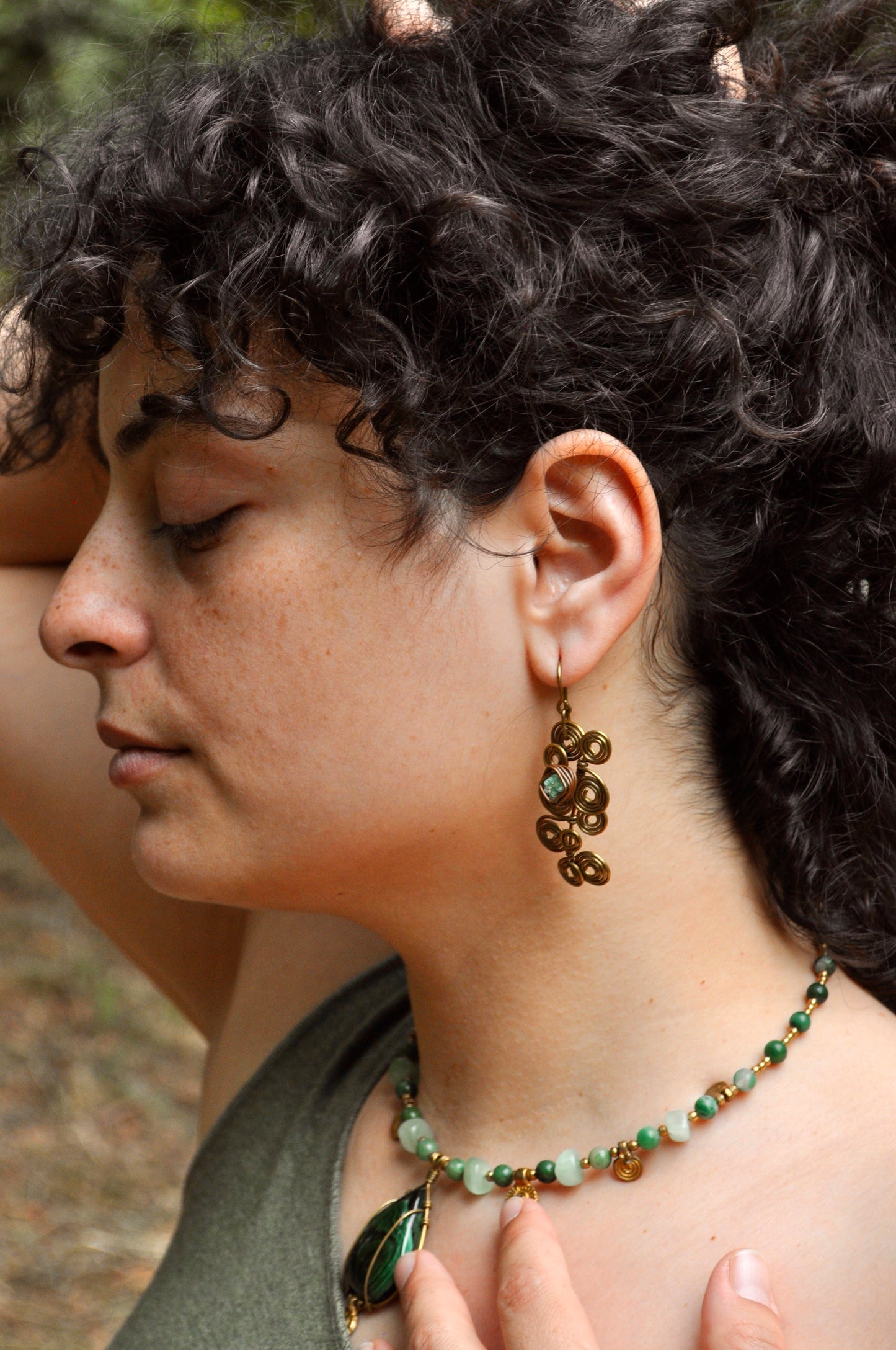 Emerald Earrings