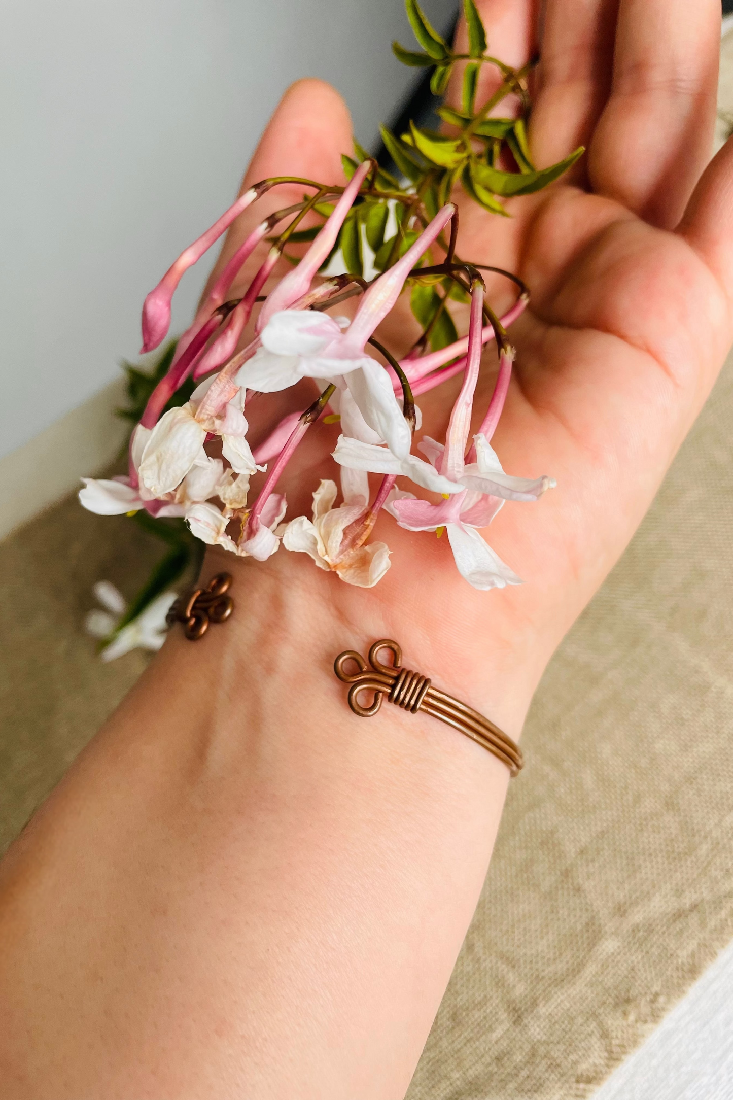 Pulseira Cobre III ~ Cornalina